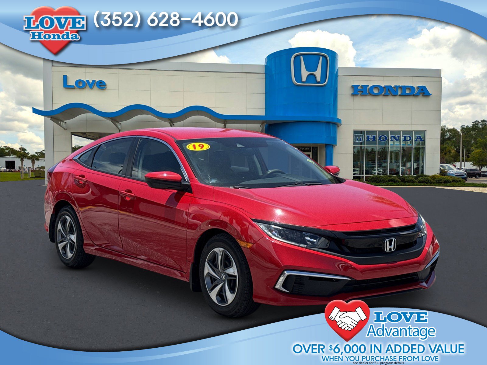 Certified 2019 Honda Civic LX