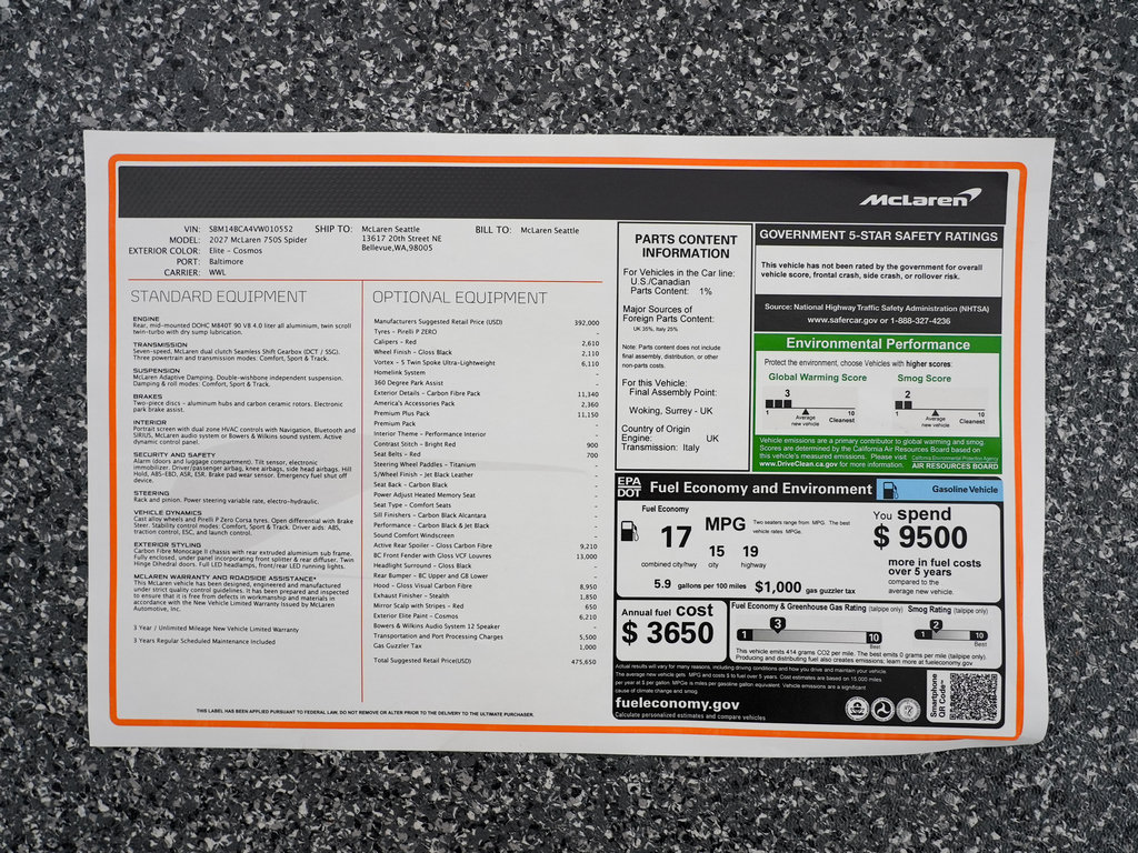 New 2027 McLaren 750S Spider photo 50