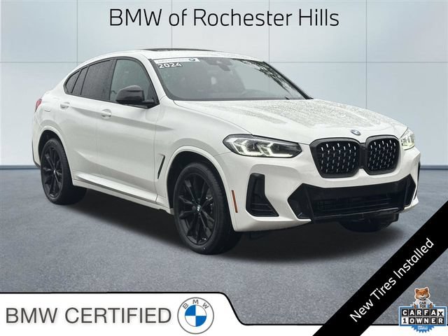 Certified 2024 BMW X4 xDrive30i w/ Premium Package