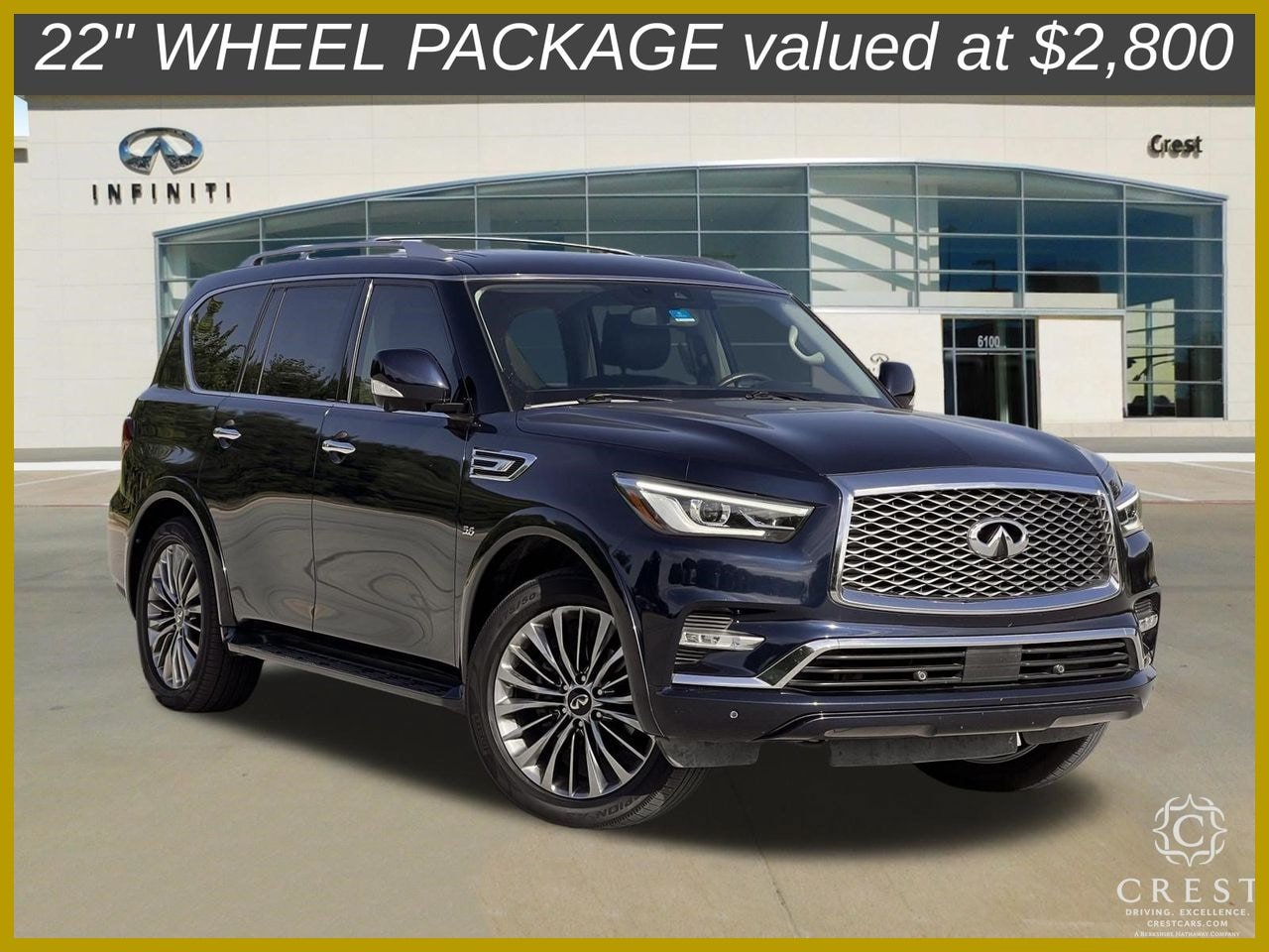 Used 2019 INFINITI QX80 Luxe w/ 22" Wheel Package