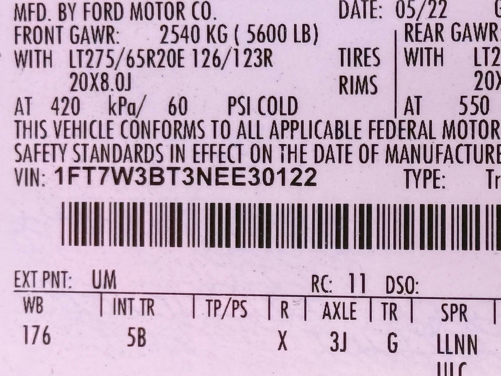 2022 Ford F350 Lariat