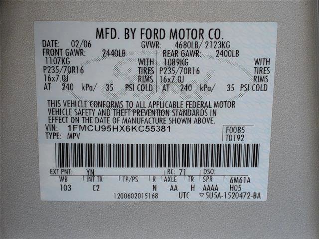 2006 Ford Escape 2WD Hybrid