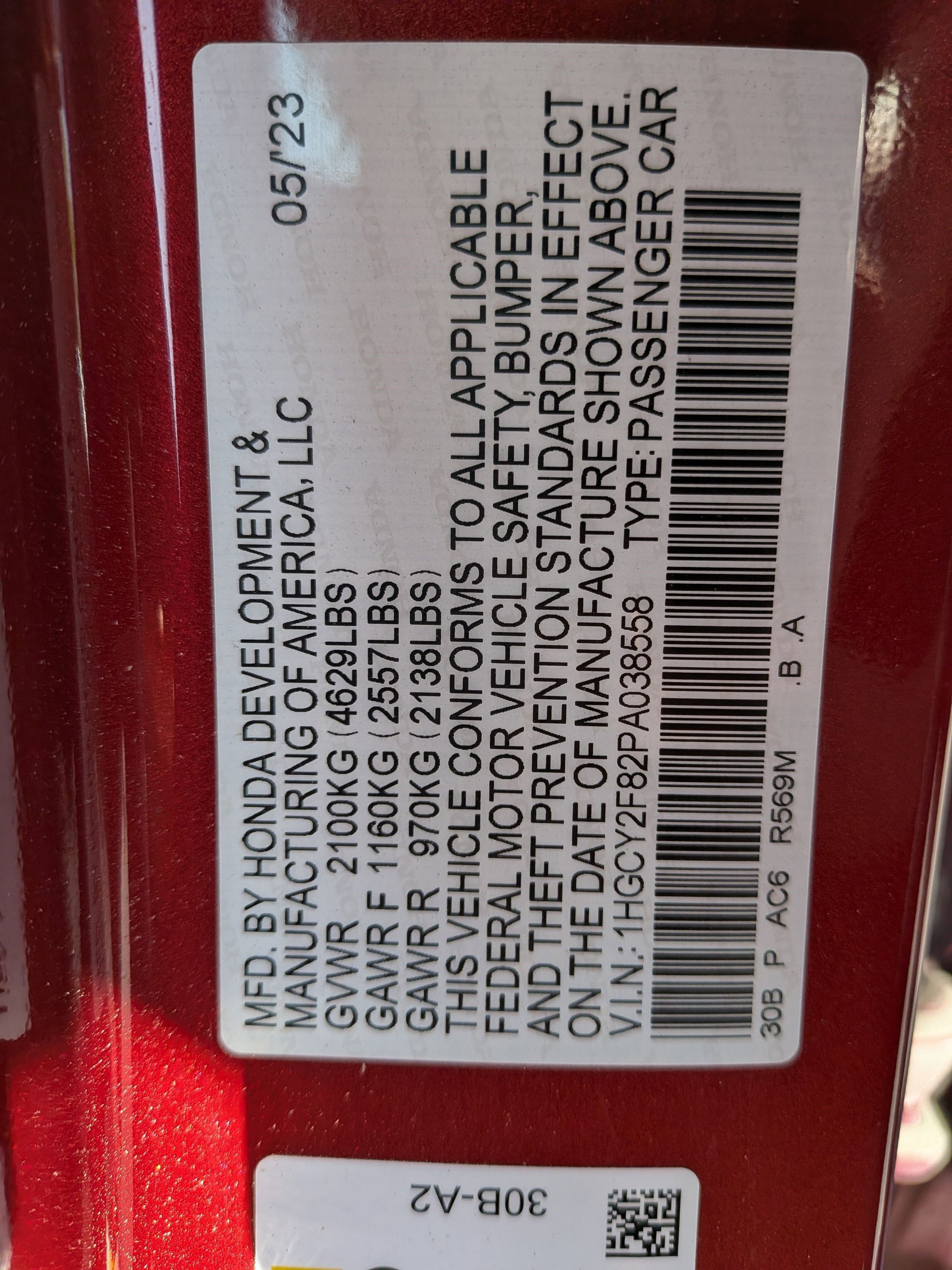 2023 Honda Accord Touring