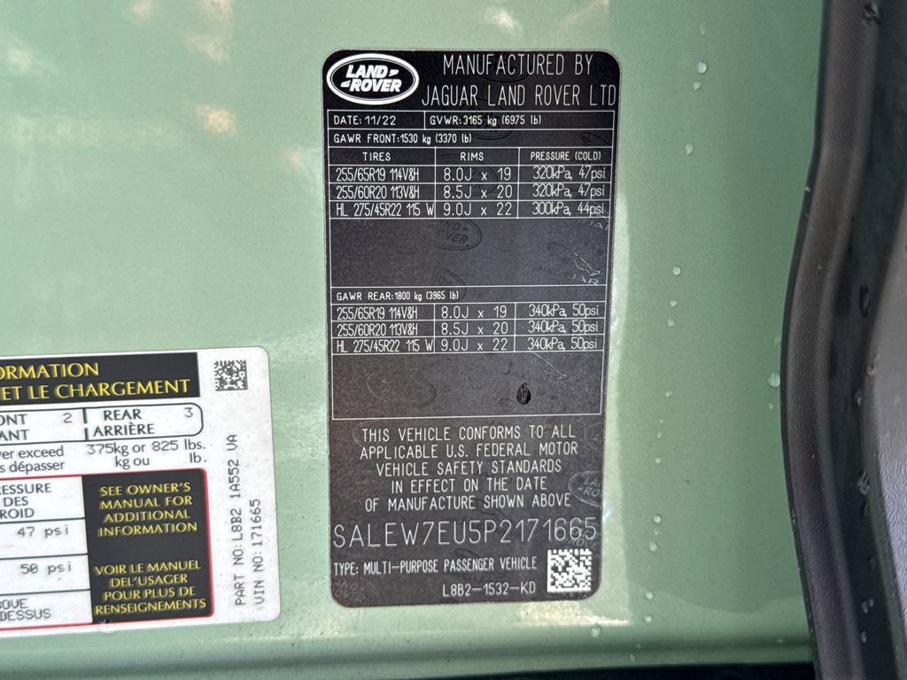 2023 Land Rover Defender 110 75th Limited Edition