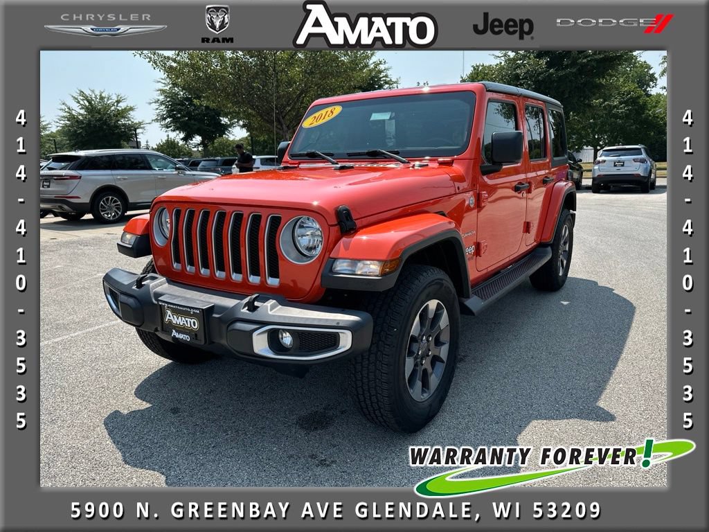 Used 2018 Jeep Wrangler Unlimited Sahara