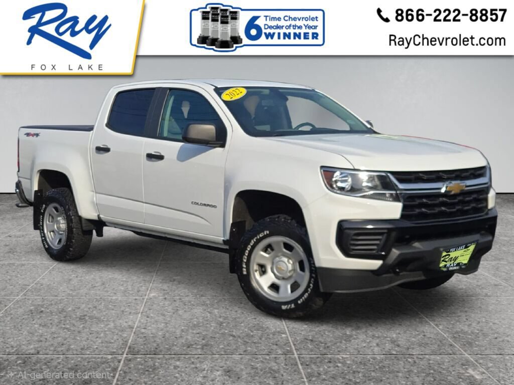 Certified 2022 Chevrolet Colorado W/T w/ WT Convenience Package