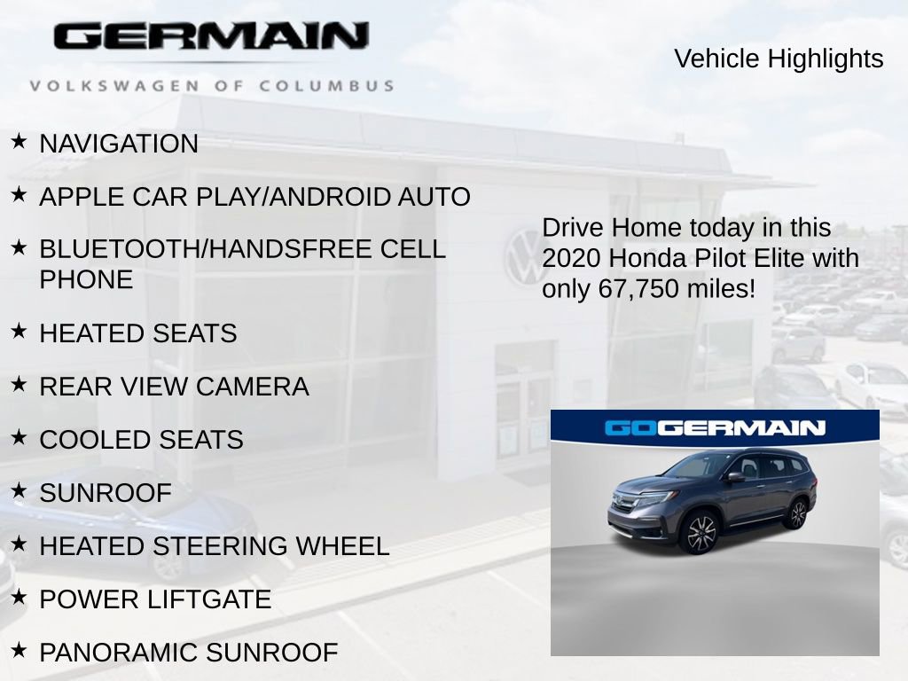 2020 Honda Pilot Elite