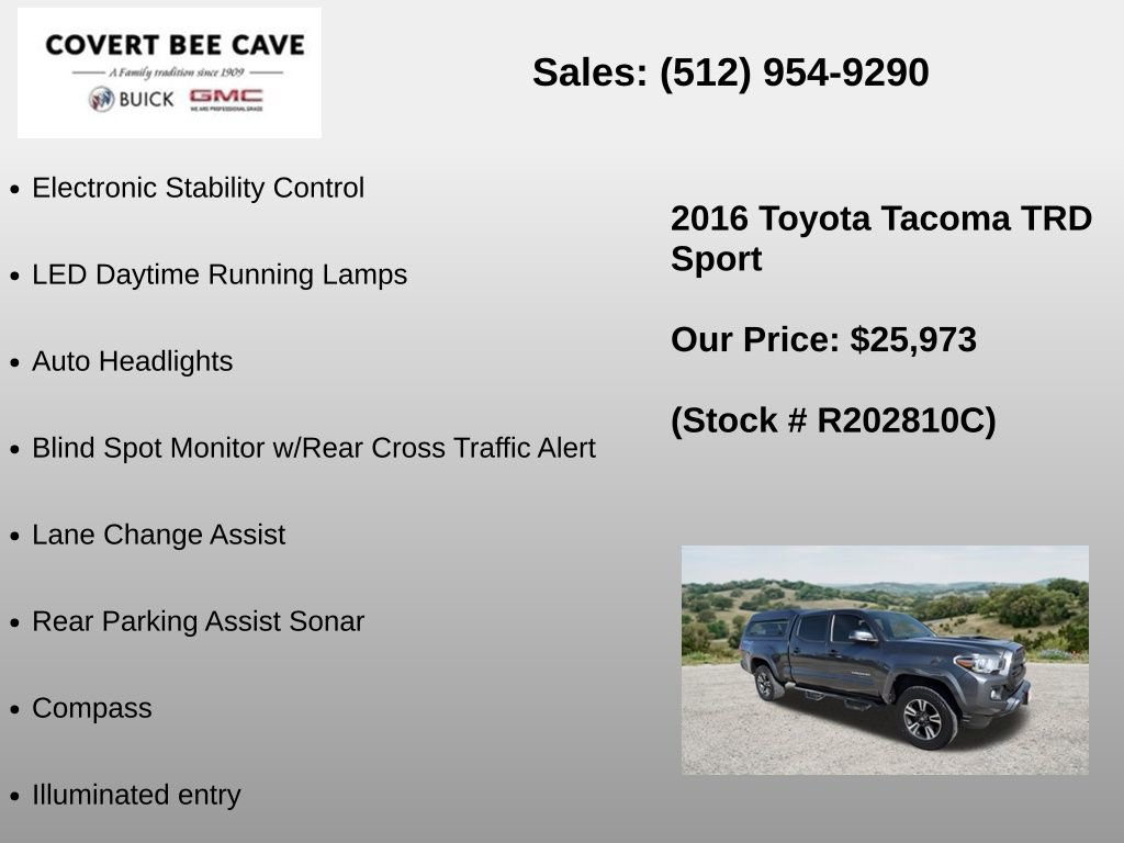 2016 Toyota Tacoma TRD Sport