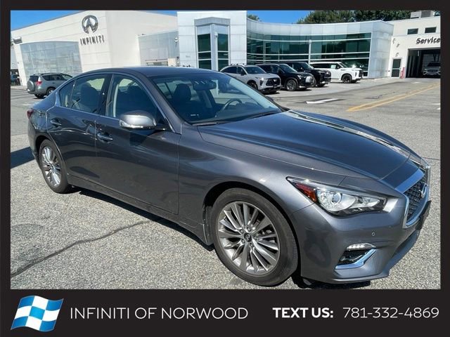 Used 2023 INFINITI Q50 Luxe w/ Cargo Package