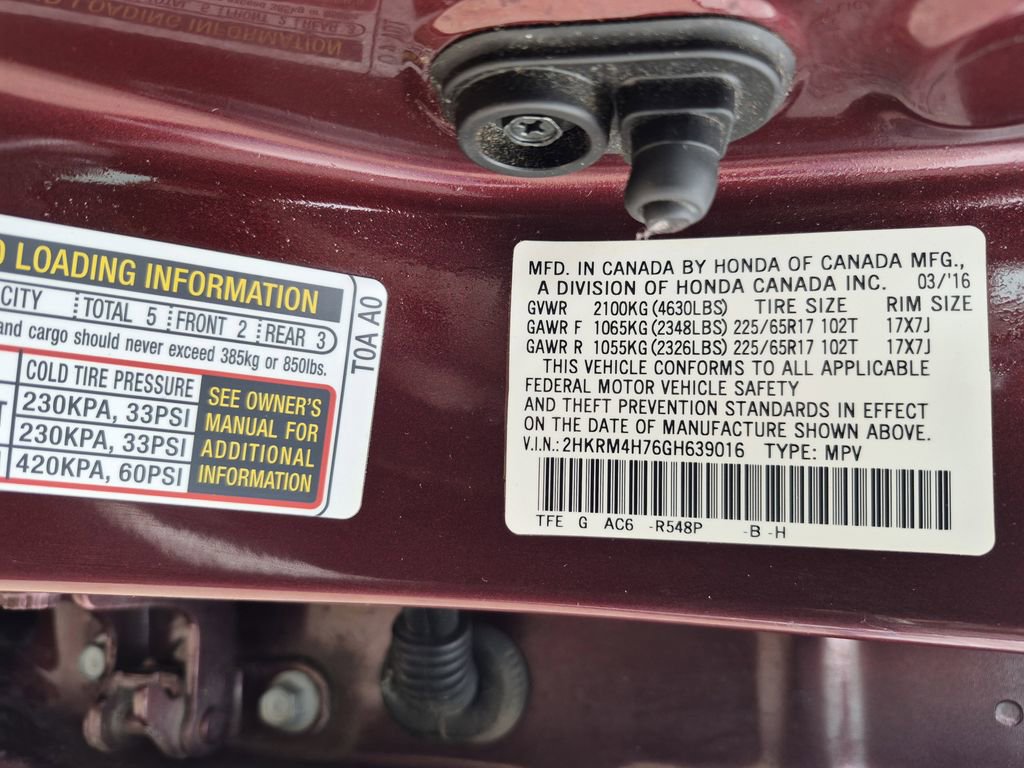 2016 Honda CR-V EX-L