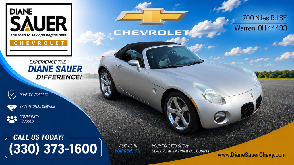 Used 2007 Pontiac Solstice Convertible w/ Premium Package