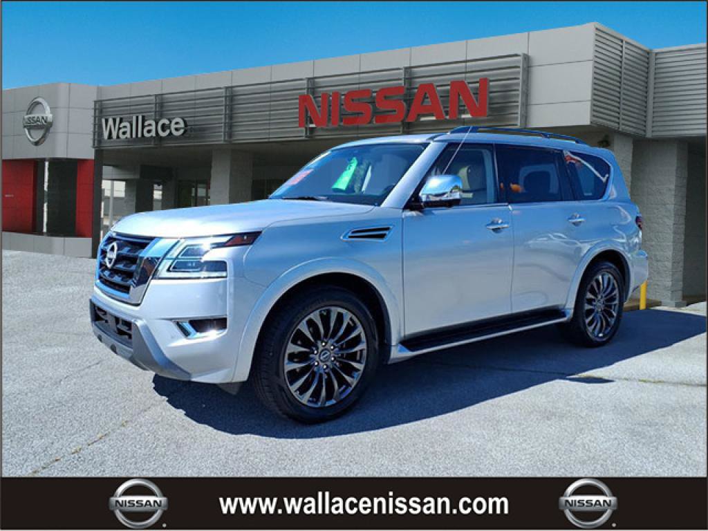 Certified 2023 Nissan Armada Platinum w/ Captain's Chairs Package