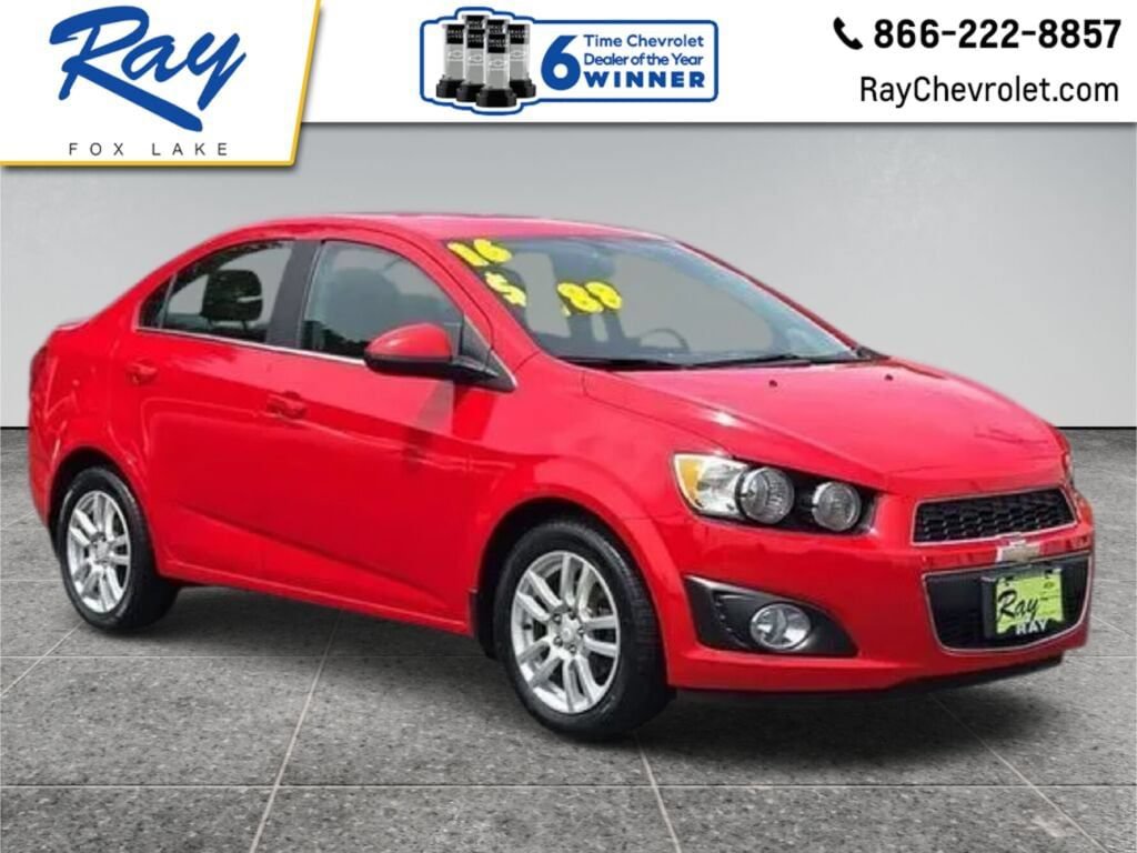 Certified 2016 Chevrolet Sonic LT w/ Wheels and Fog Lamp Package