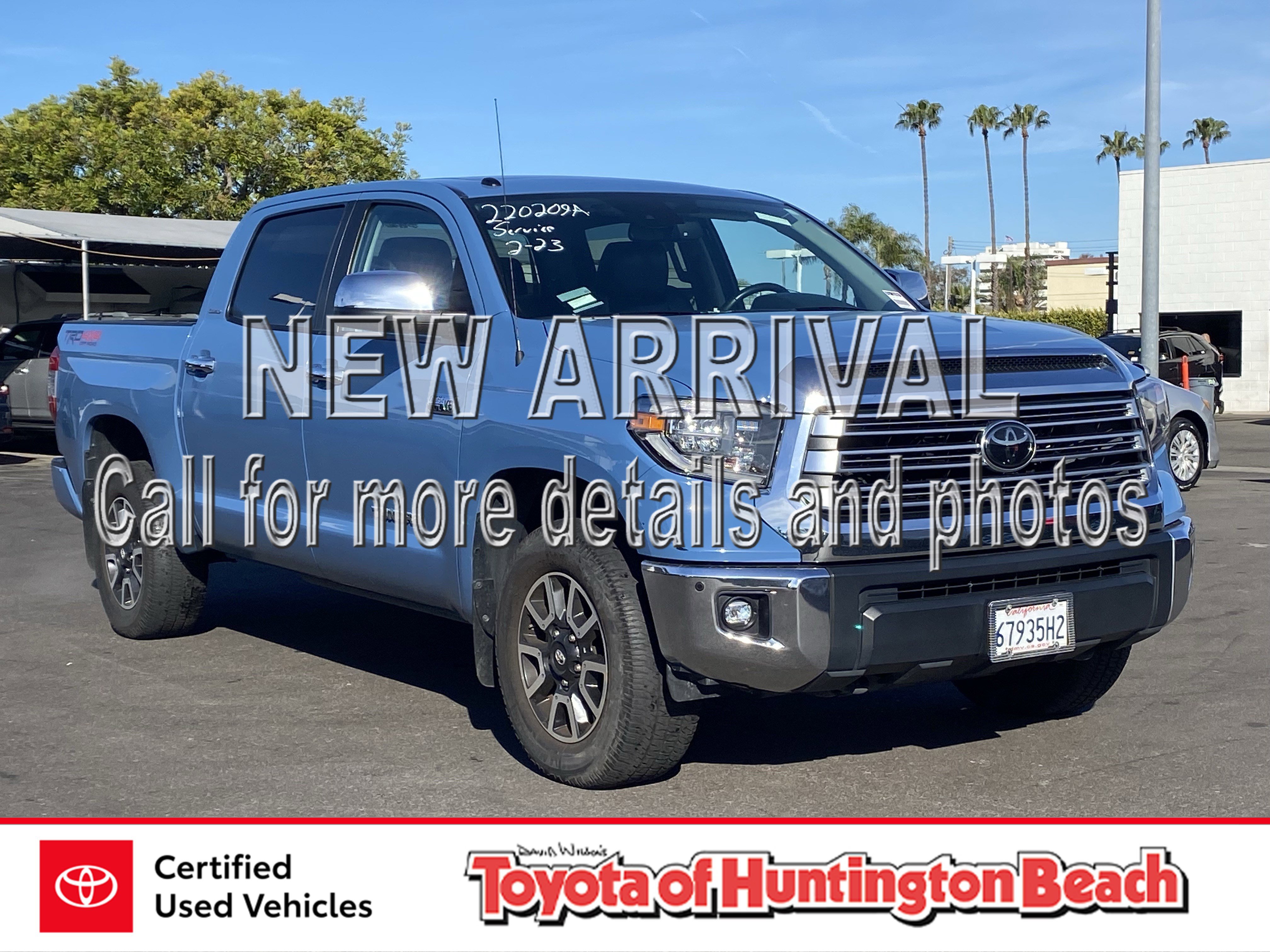 Certified 2018 Toyota Tundra Limited w/ Limited Premium Package