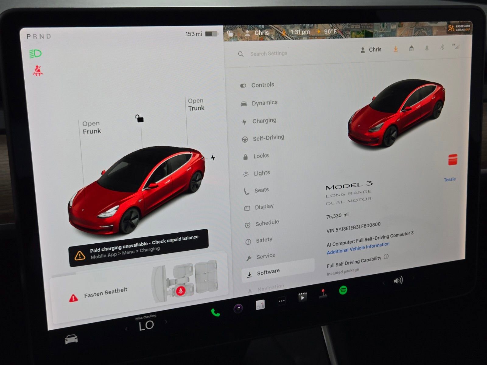 2020 Tesla Model 3 Long Range