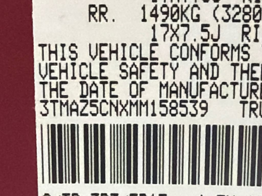 2021 Toyota Tacoma TRD Sport