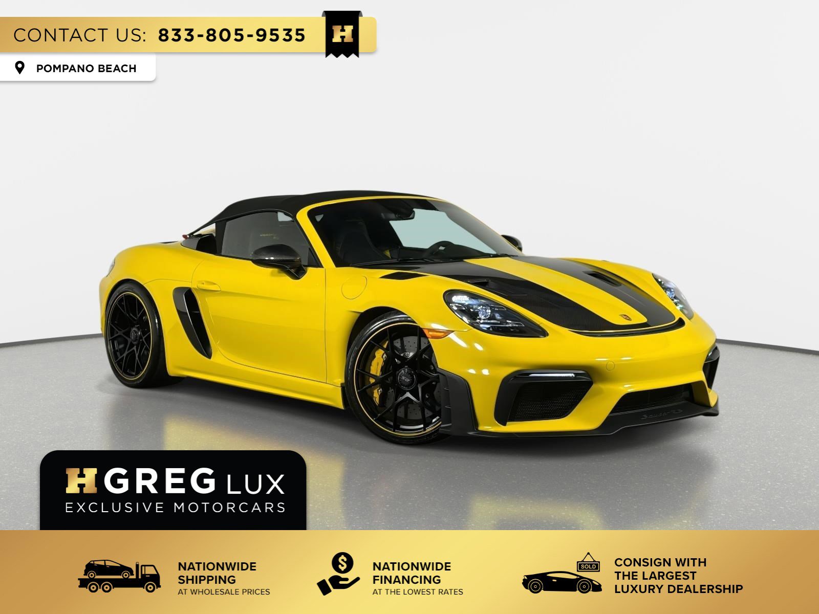 Used 2024 Porsche 718 Boxster Spyder RS w/ Weissach Package