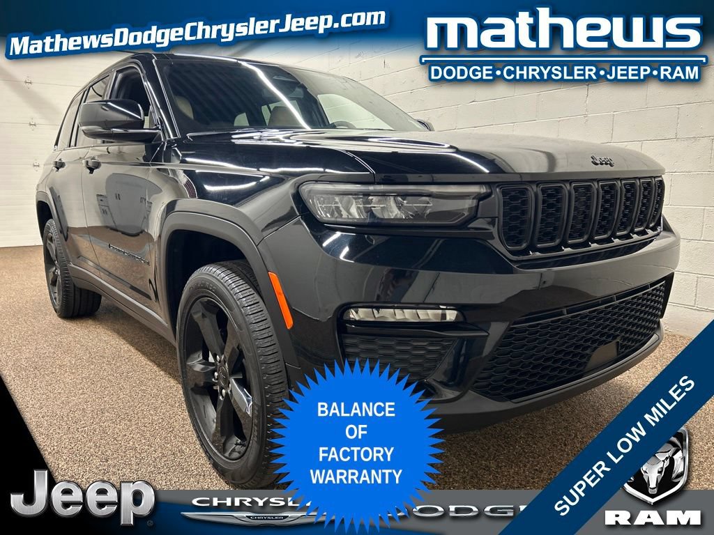 Used 2024 Jeep Grand Cherokee Limited w/ Black Appearance Package