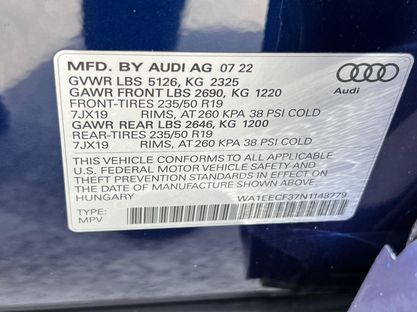 2022 Audi Q3 2.0T Premium Plus