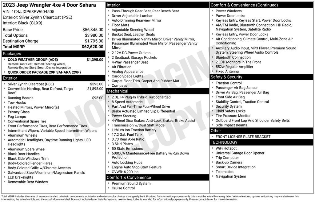 2023 Jeep Wrangler Unlimited Sahara