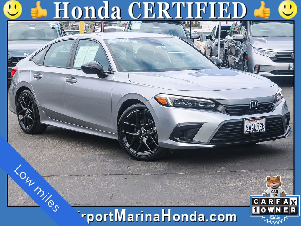 Certified 2022 Honda Civic Sport