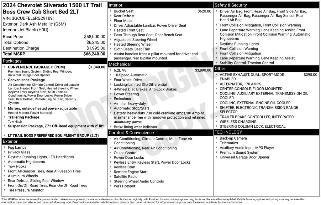 2024 Chevrolet Silverado 1500 LT Trail Boss