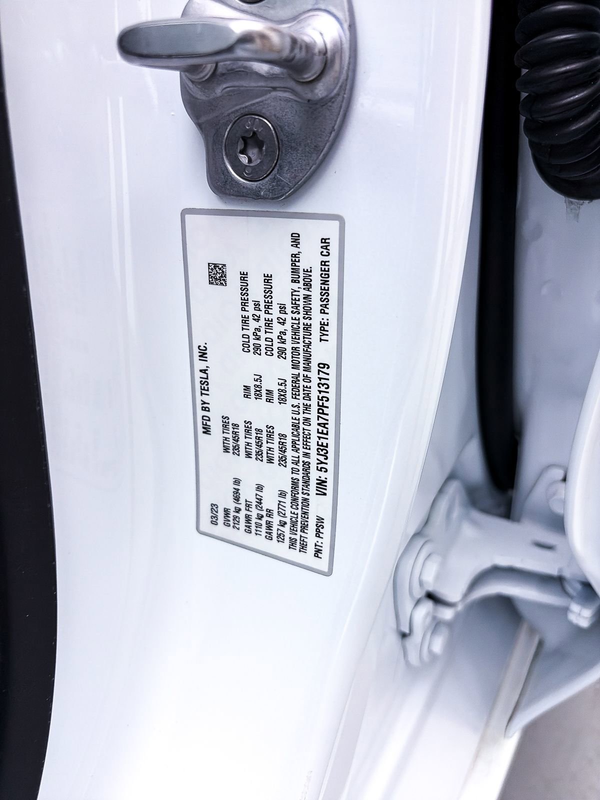 2023 Tesla Model 3 Standard Range