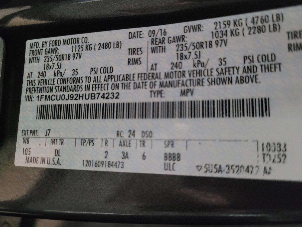 2017 Ford Escape Titanium