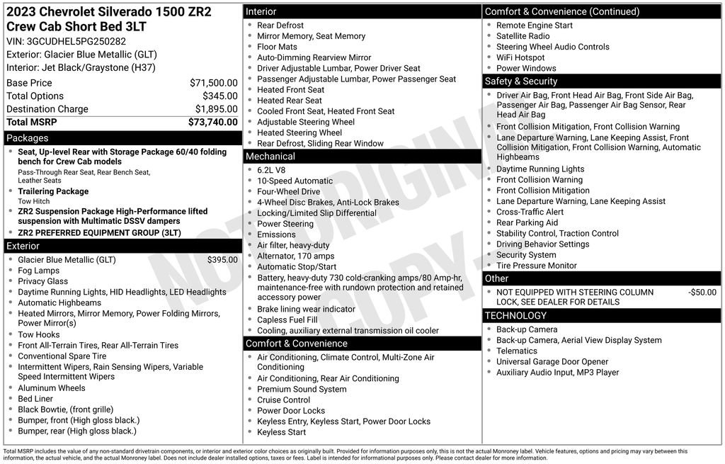 2023 Chevrolet Silverado 1500 ZR2