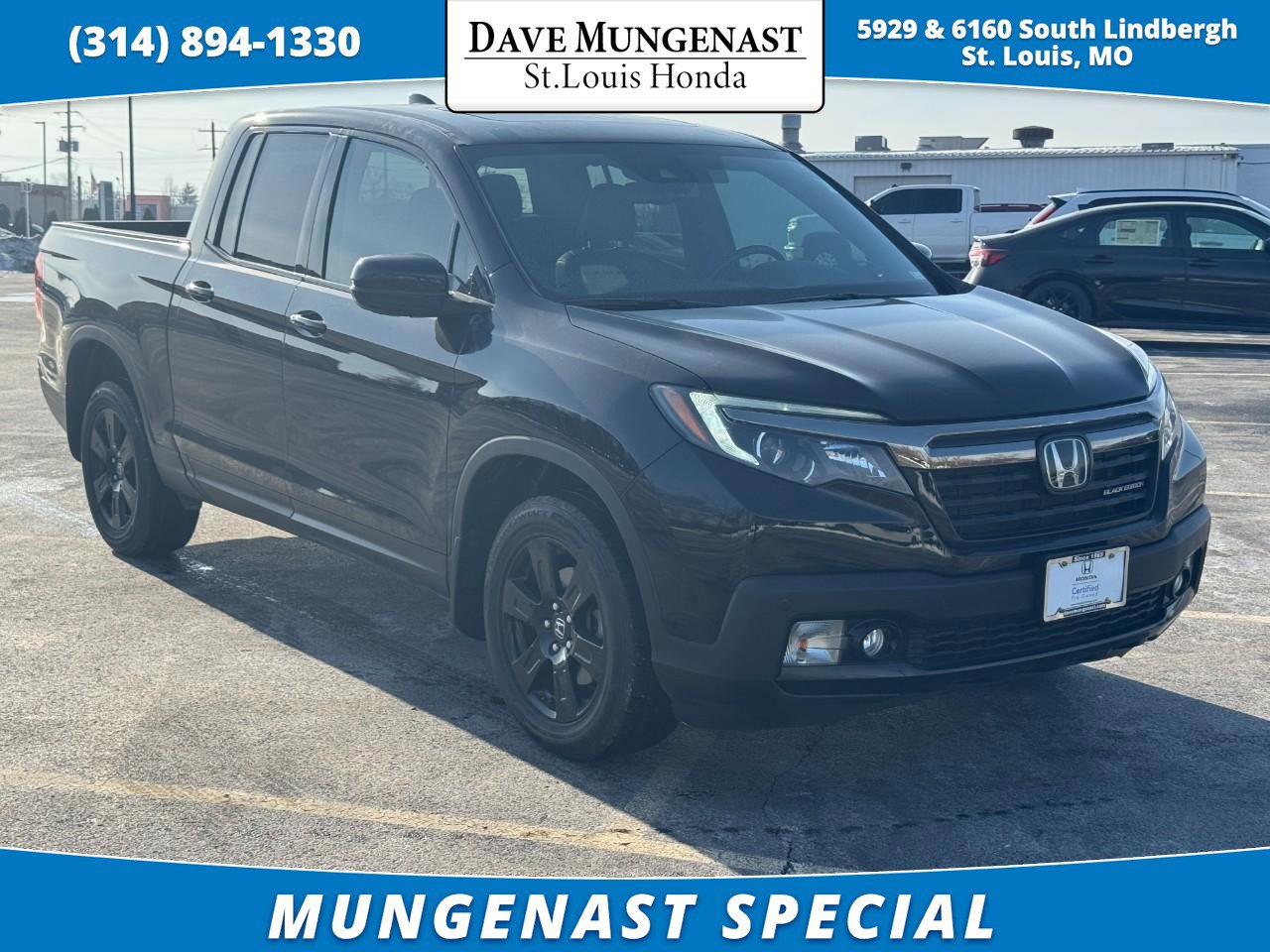 Certified 2019 Honda Ridgeline Black Edition
