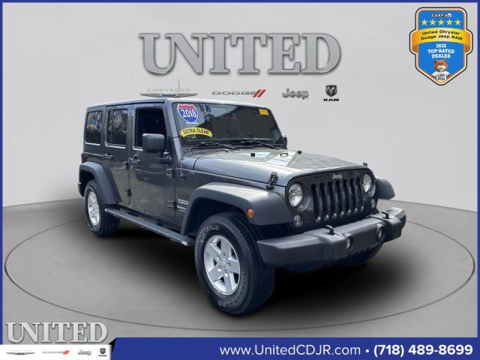 Used 2018 Jeep Wrangler Unlimited Sport S