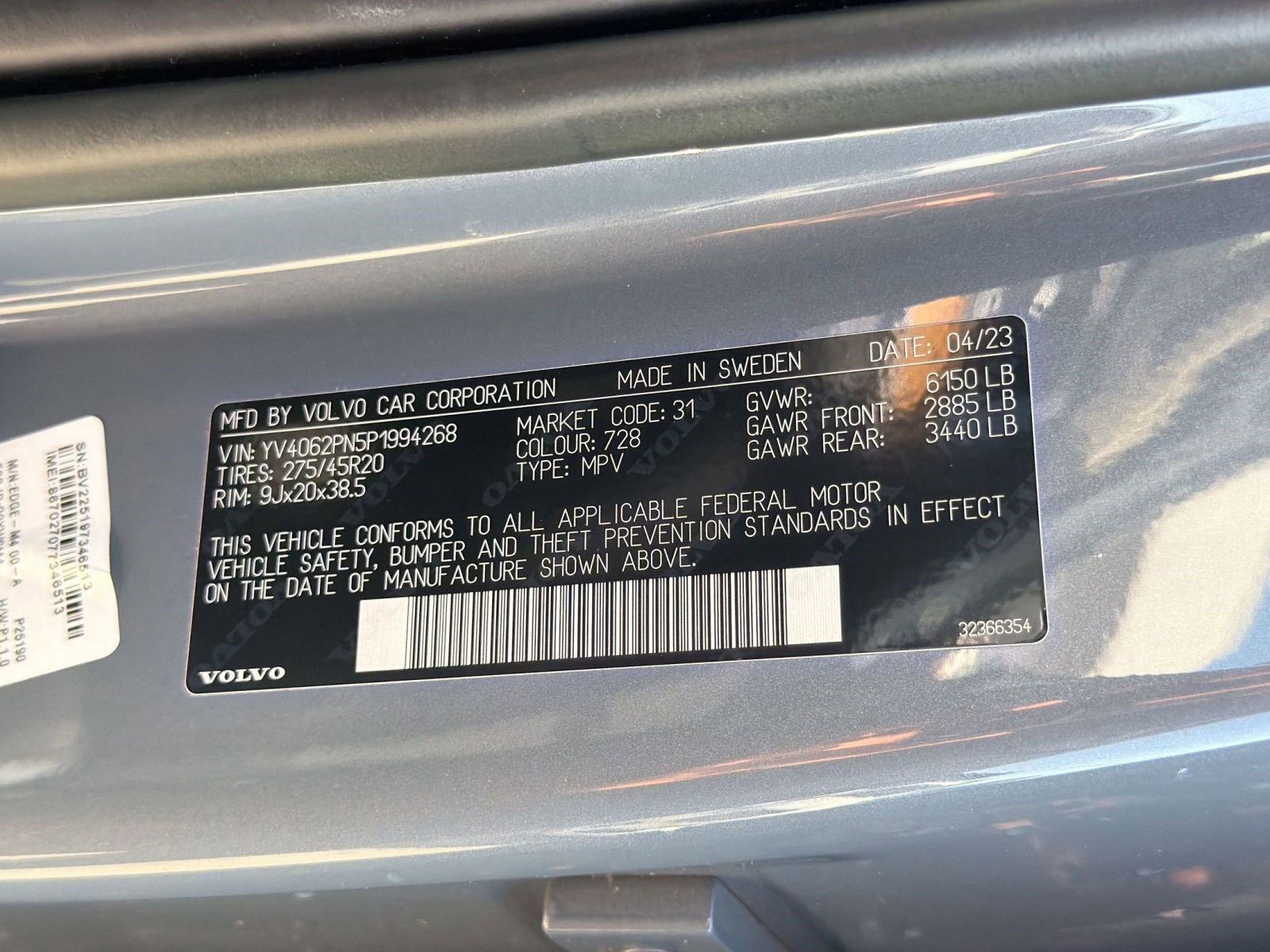 2023 Volvo Xc90 B6 Plus