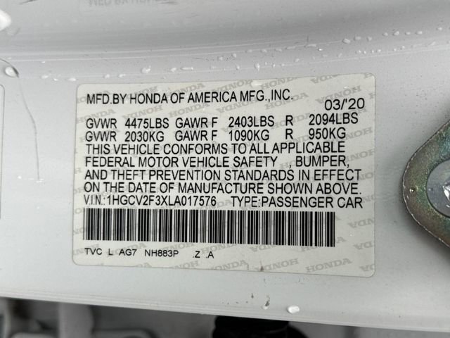 2020 Honda Accord Sport