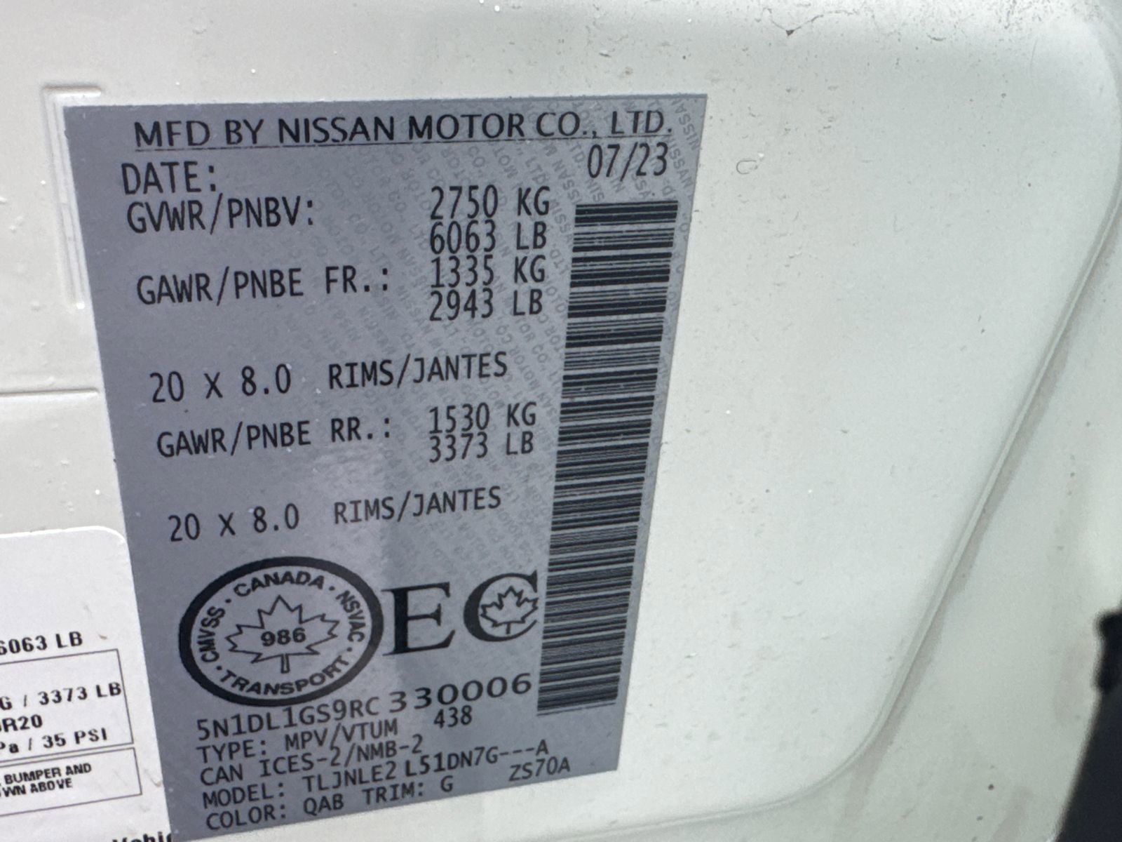 2024 INFINITI Qx60 Sensory