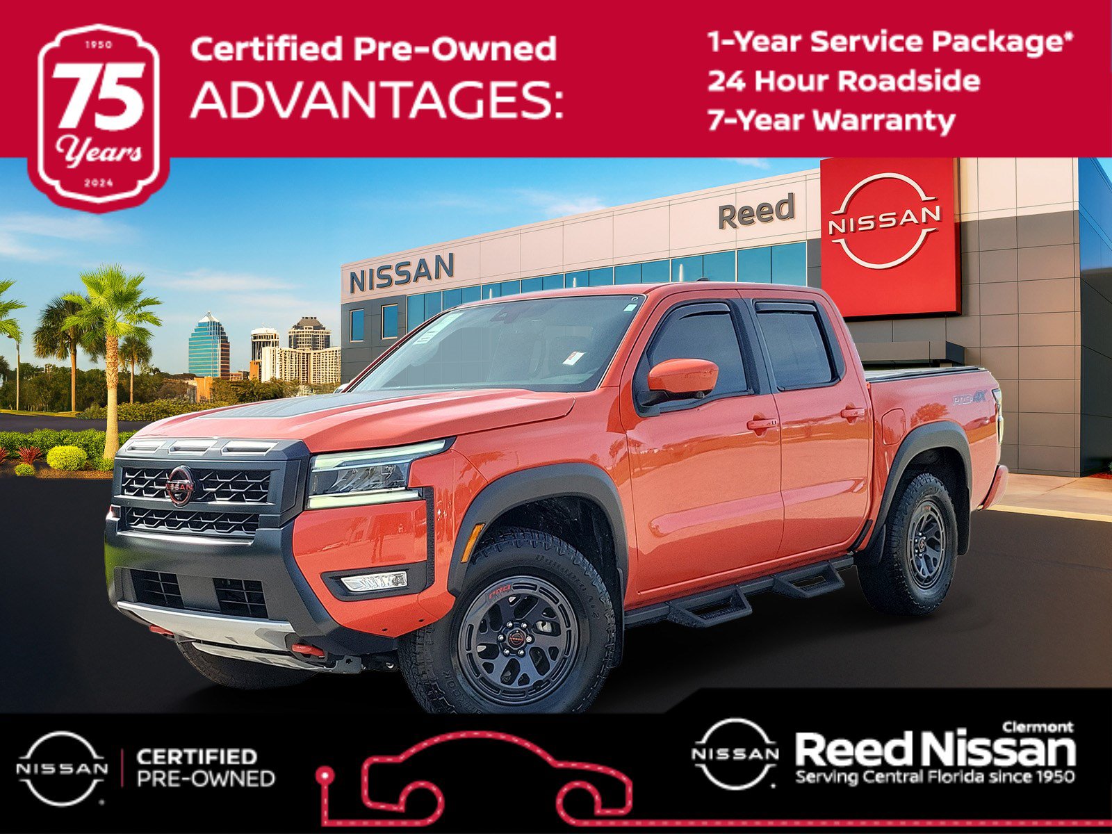 2025 Nissan Frontier Crew Cab 4x4 PRO-4X for sale in Clermont, FL