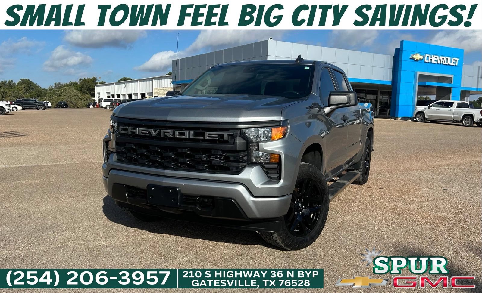 Used 2023 Chevrolet Silverado 1500 Custom w/ LPO, Dark Essentials Package