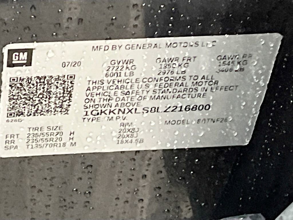 2020 GMC Acadia Denali