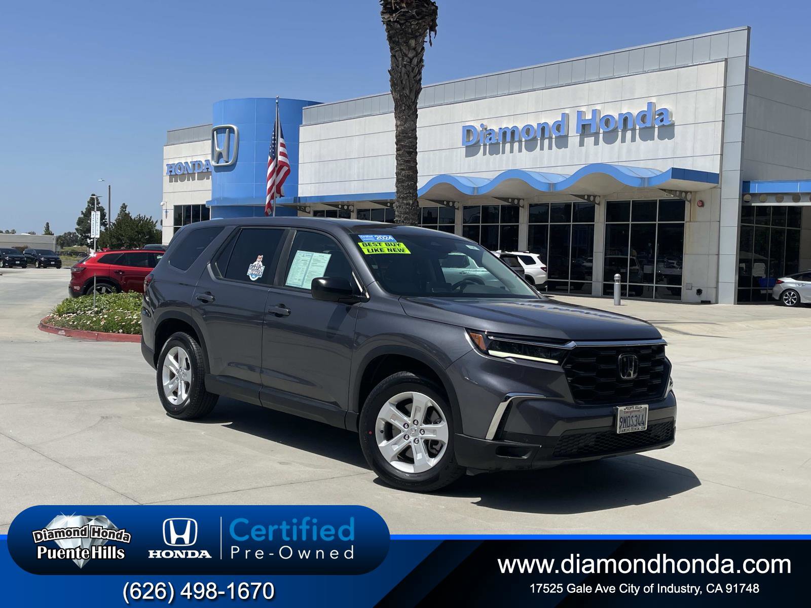 Certified 2024 Honda Pilot LX