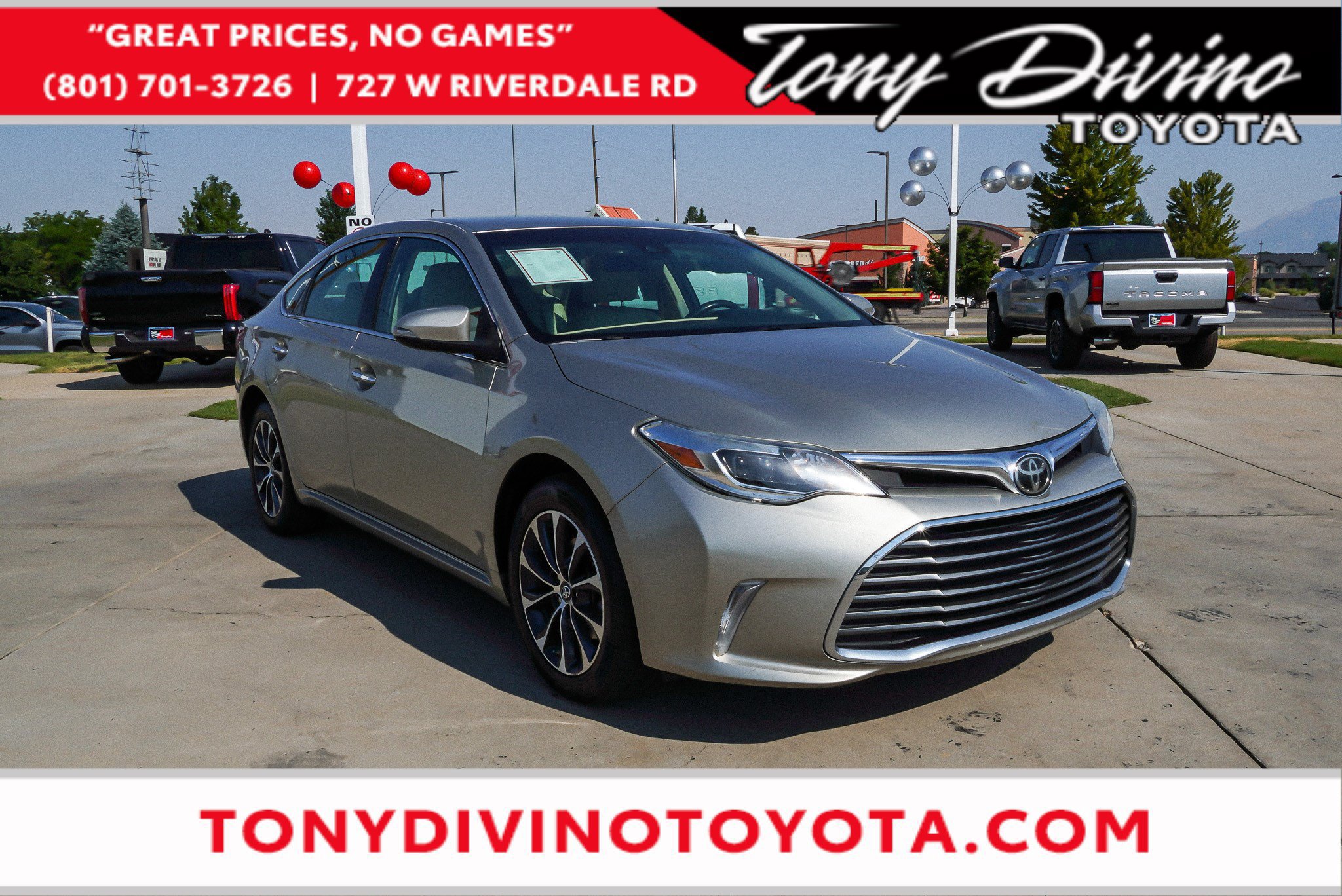 Certified 2018 Toyota Avalon XLE w/ All Weather Liner Package