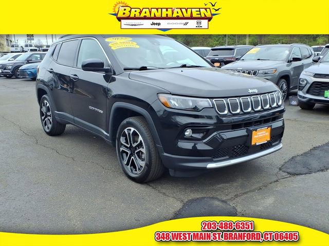 Certified 2022 Jeep Compass Limited w/ Sun and Sound Group