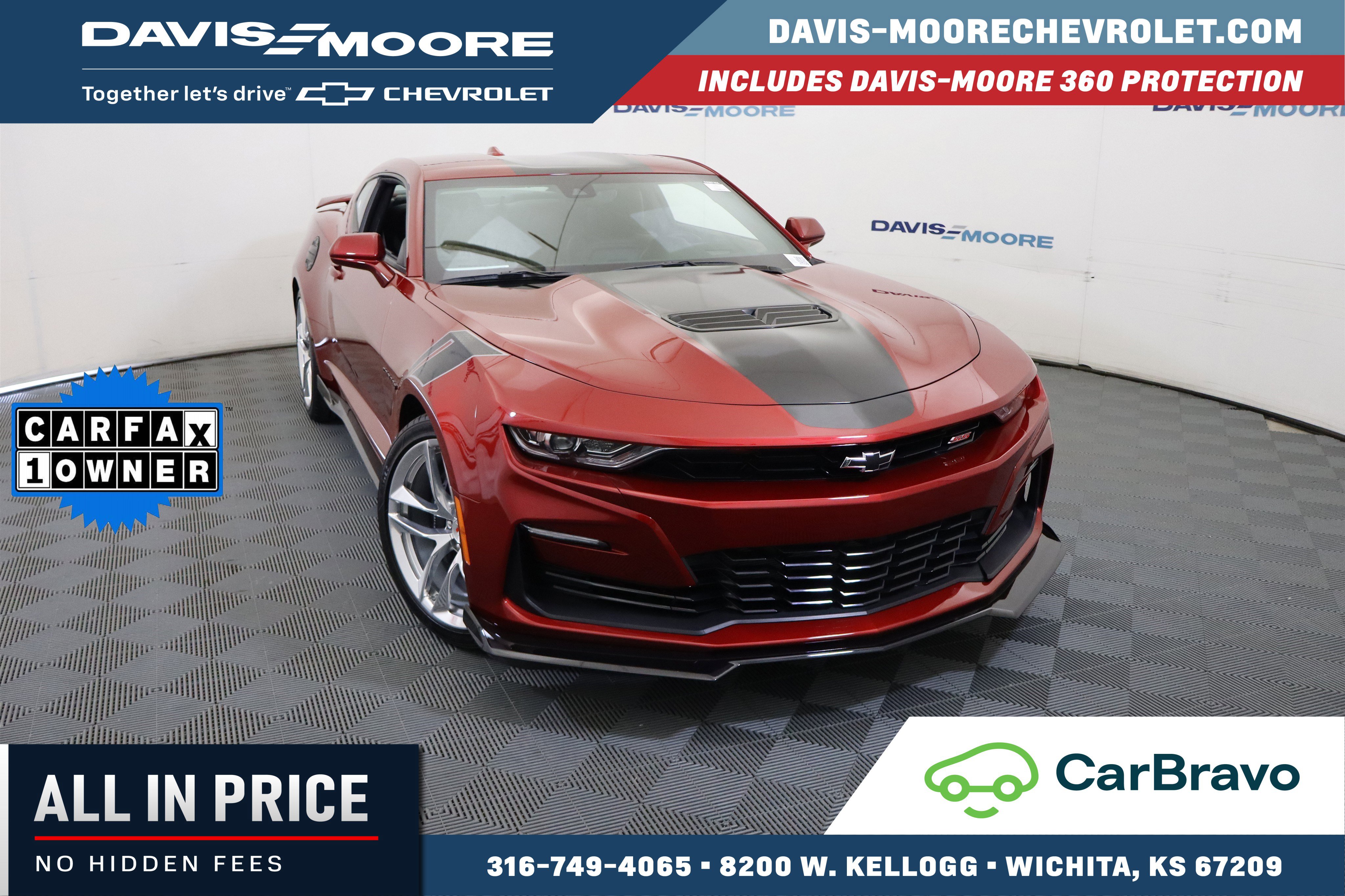 Certified 2022 Chevrolet Camaro SS w/ Design Package 2