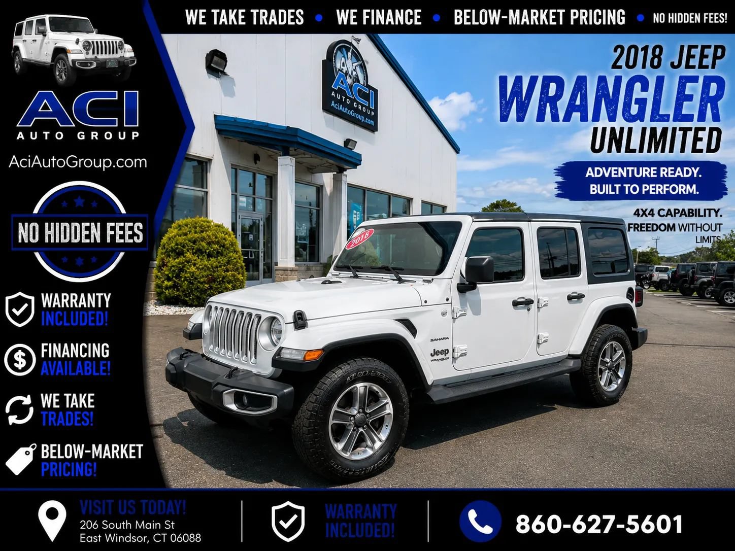 Used 2018 Jeep Wrangler Unlimited Sahara