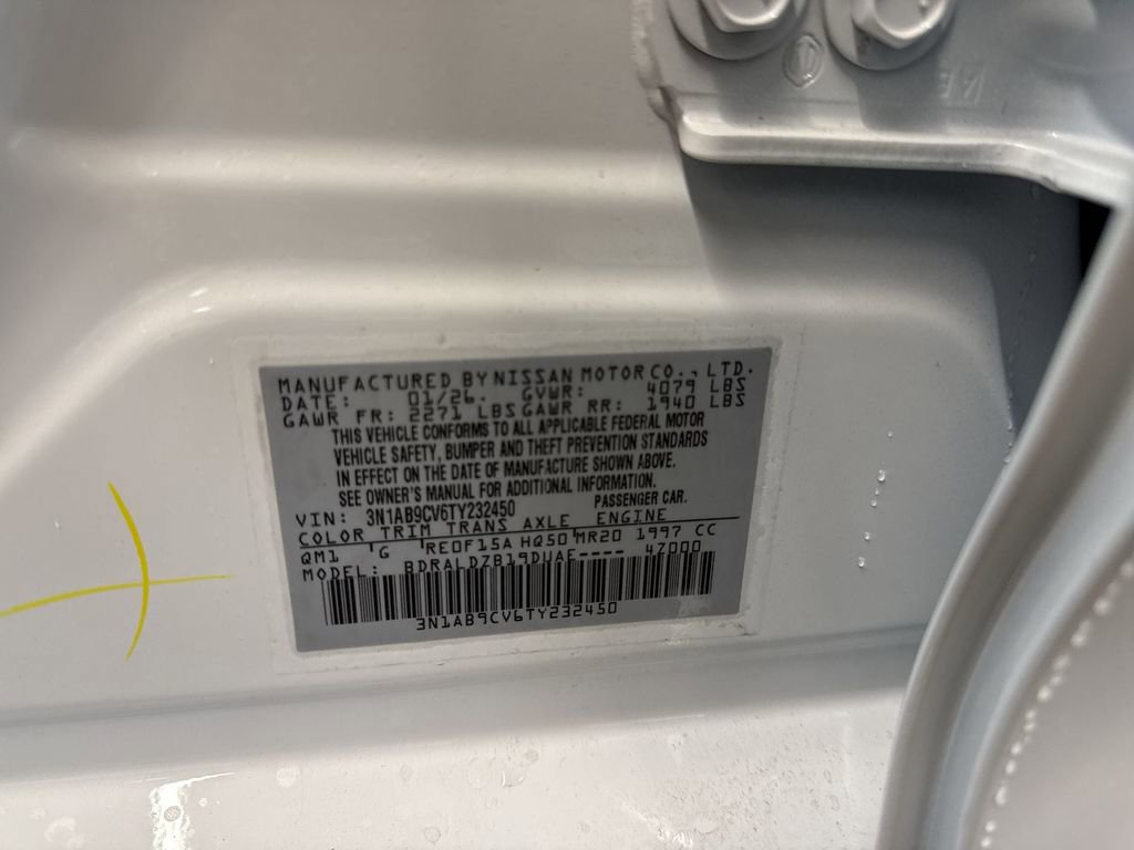 2026 Nissan Sentra SV