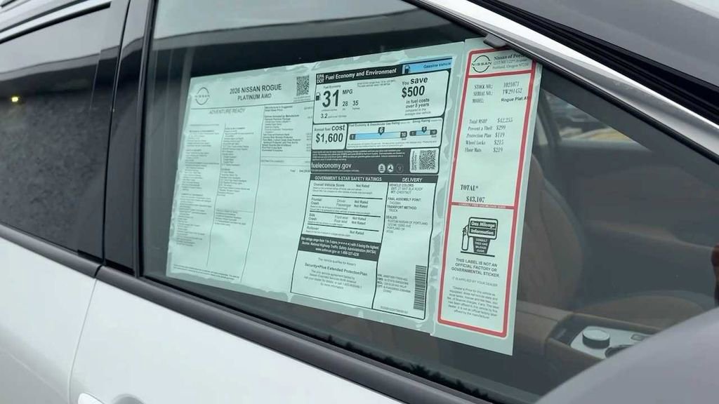 2026 Nissan Rogue Platinum