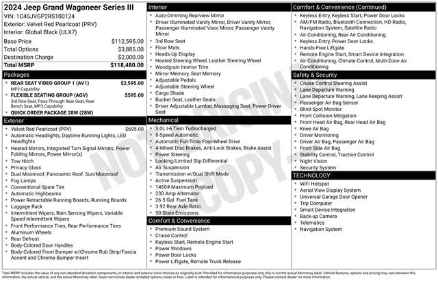 2024 Jeep Grand Wagoneer Series III