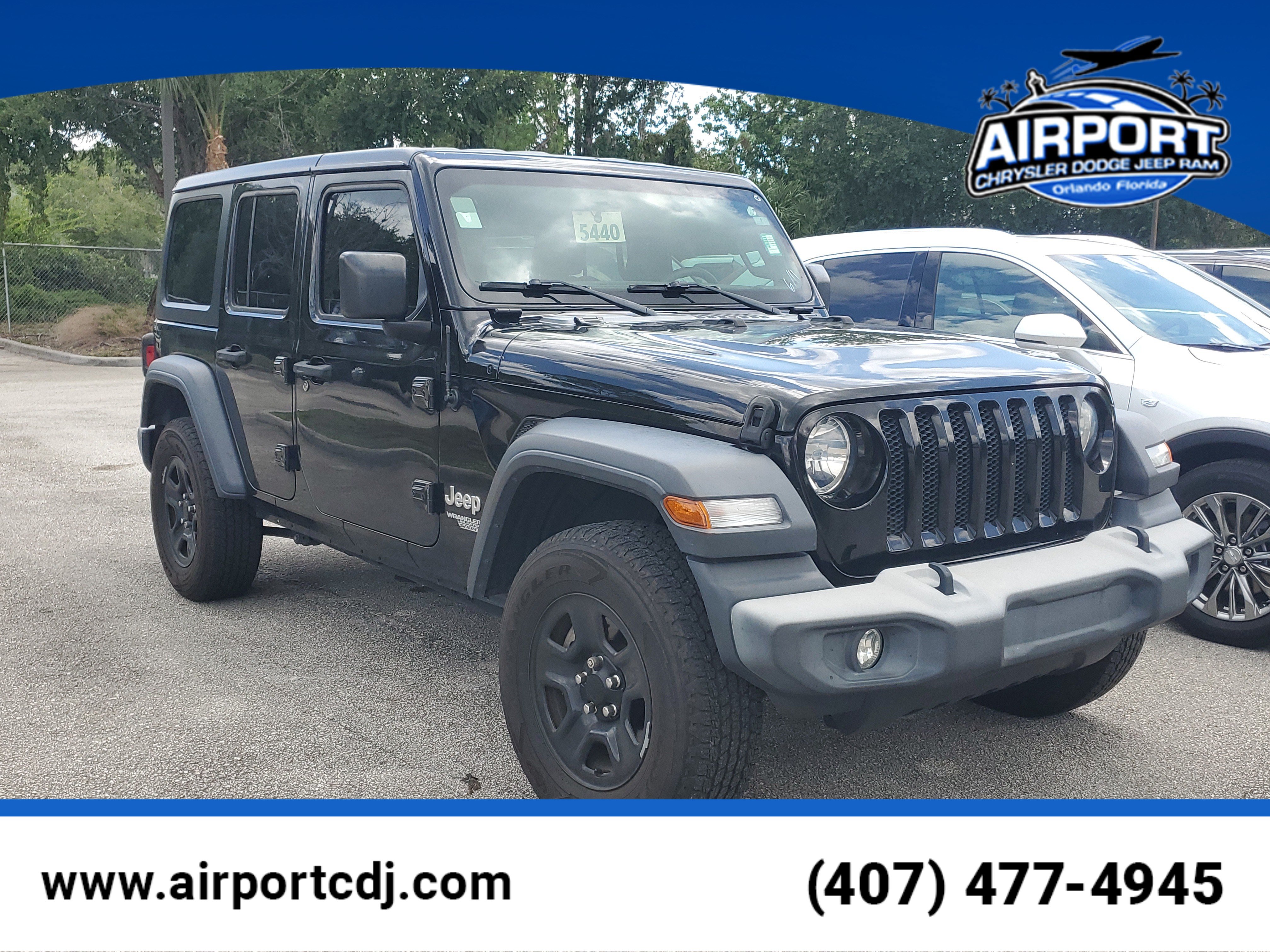 Used 2018 Jeep Wrangler Unlimited Sport