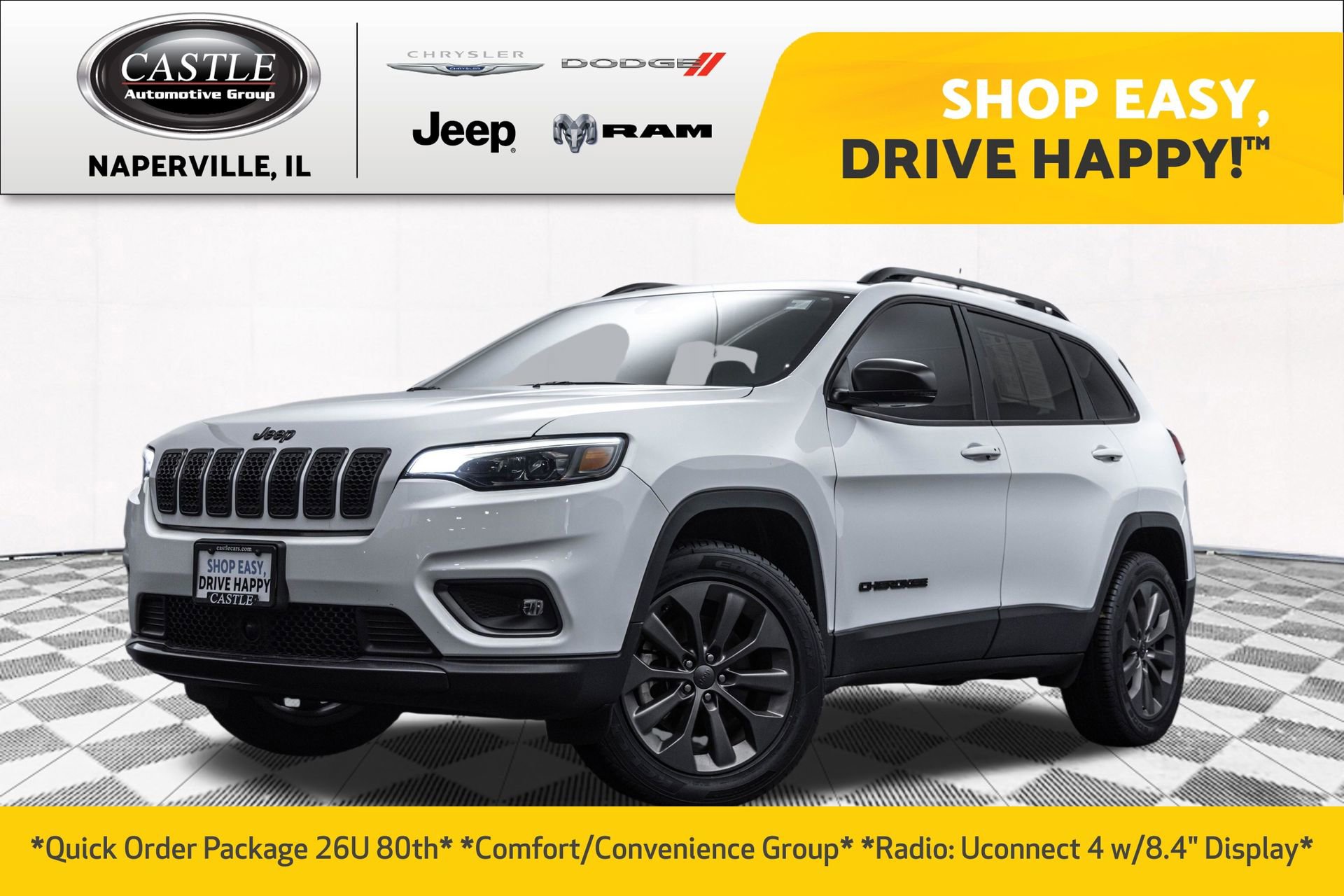 Used 2021 Jeep Cherokee Latitude Lux 80th Anniv w/ Quick Order Package 26U 80TH