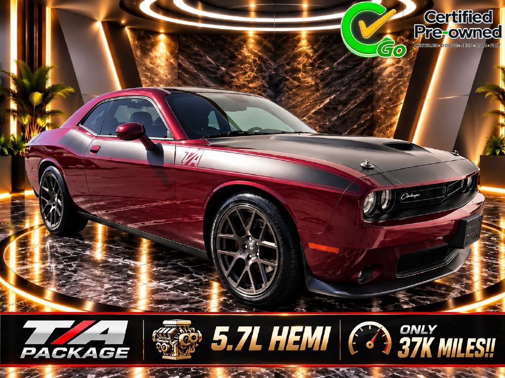 Certified 2017 Dodge Challenger R/T w/ Quick Order Package 28P T/A