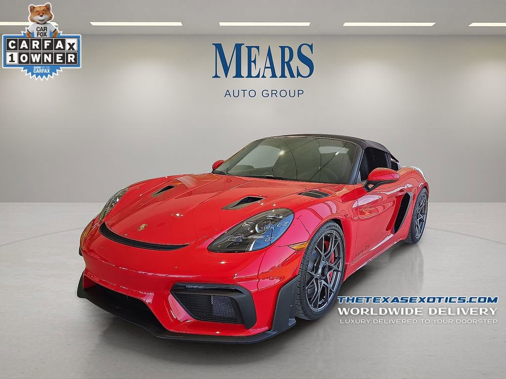 Used 2025 Porsche 718 Boxster Spyder RS
