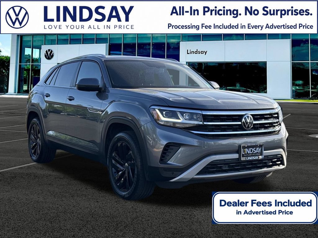 Certified 2023 Volkswagen Atlas Cross Sport SE w/ Black Wheel Package